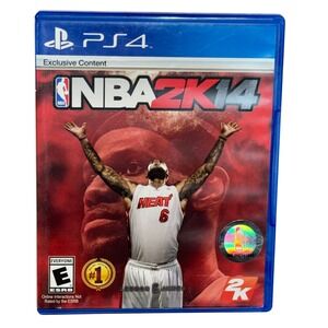 NBA 2K14 PS4 Game CIB Sony PlayStation 4 Complete CIB Tested LeBron James